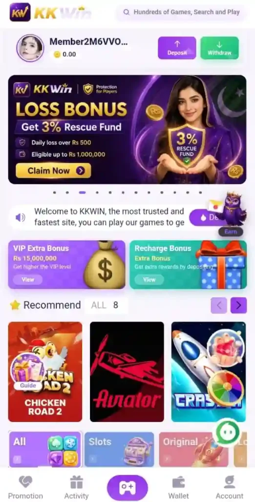 KKwin Game Download APK